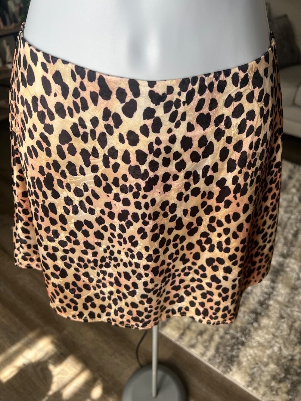 Princess Polly Leopard‎ Print Skirt Jemima Grace Mini Size 2 #756